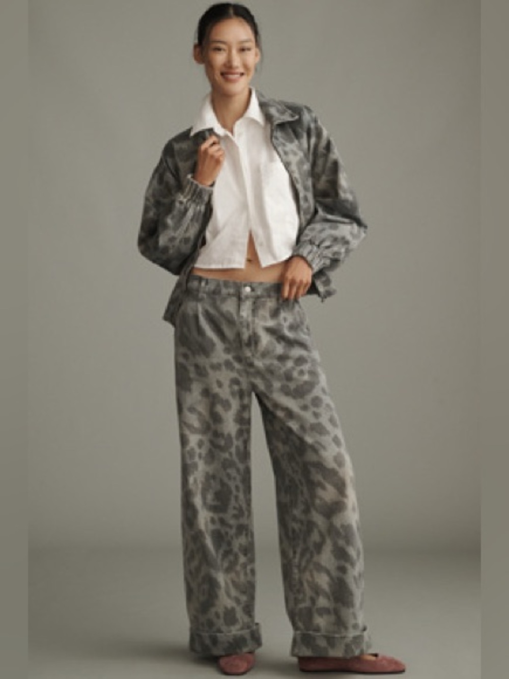 Leon Double Hem High-Rise Wide-Leg Cuffed Jeans by Pilcro